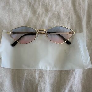 Designer inspired multicolor sunglasses